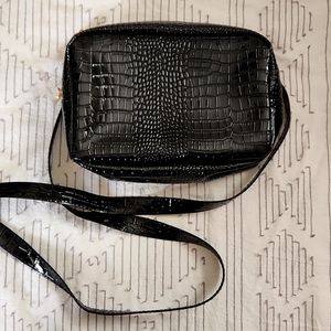 Faux Croc Bag
